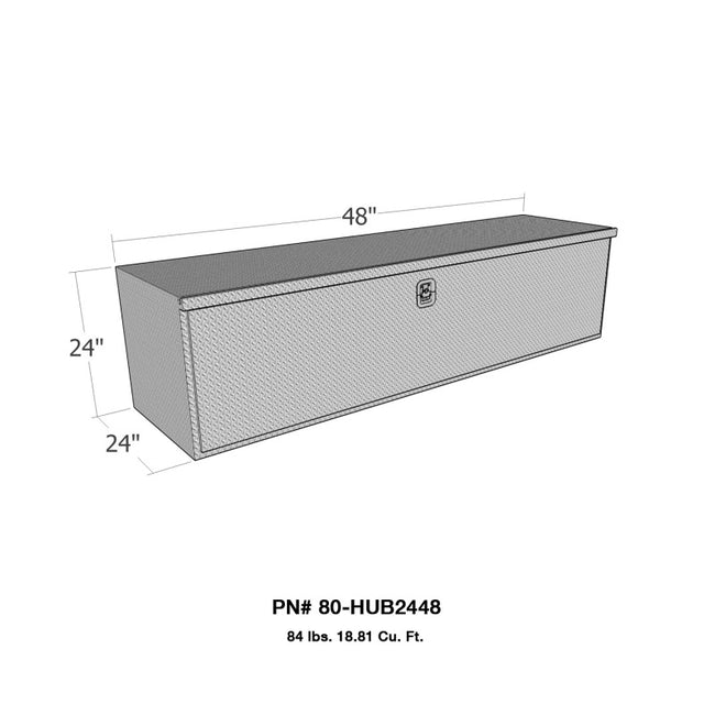 Westin/Brute HD Under Body 24in x 48in Drop Down Door - Aluminum