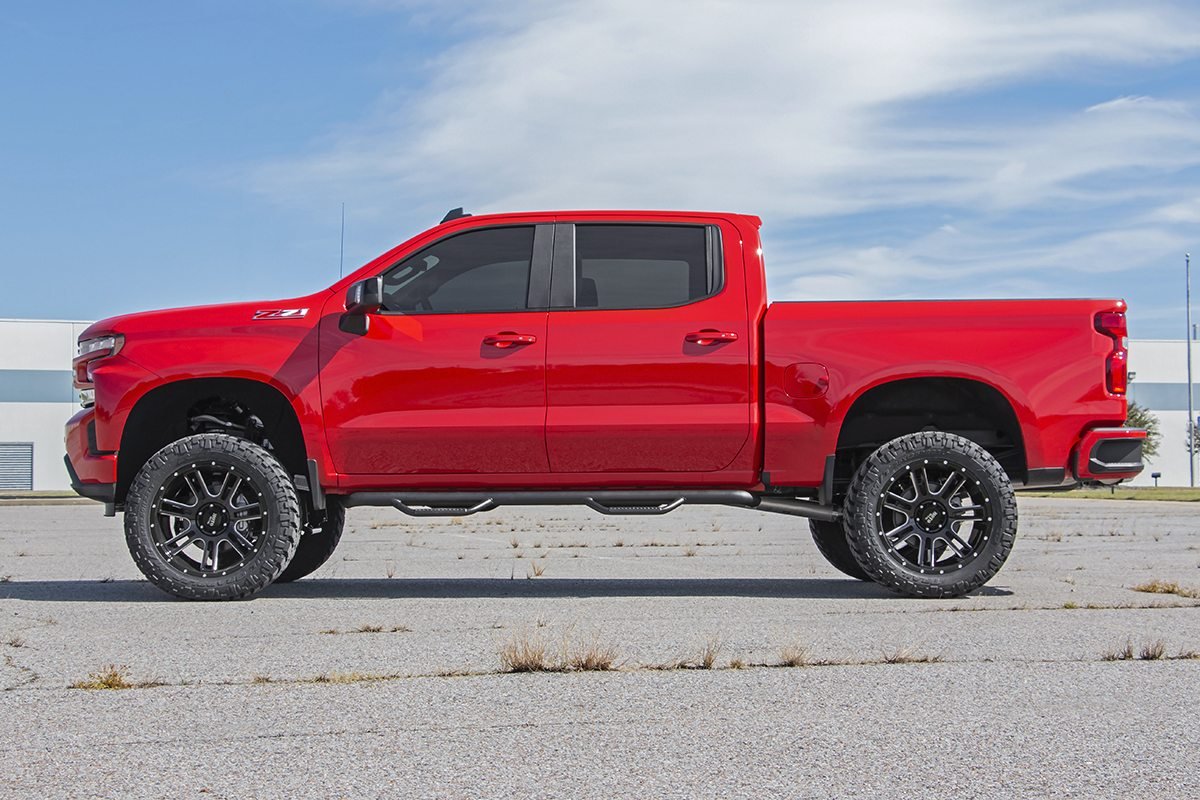 Rough Country 6 Inch Suspension Lift Kit Strut Spacers 19-24 Silverado 1500 4WD/2WD With Multi Leaf Rear Spring