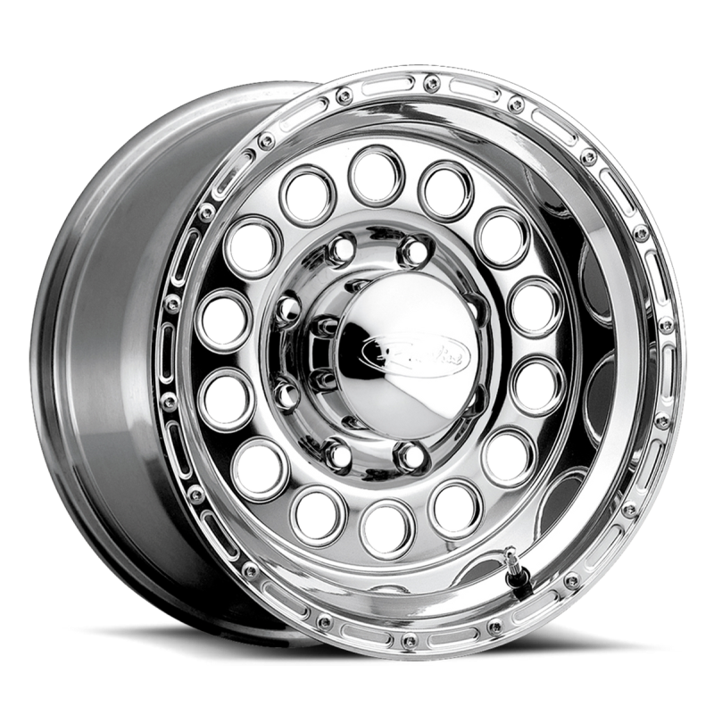 Raceline 887 Rock Crusher 17x9in 8x165.1 BP 0mm Offset 130.81mm Bore - Polished Wheel