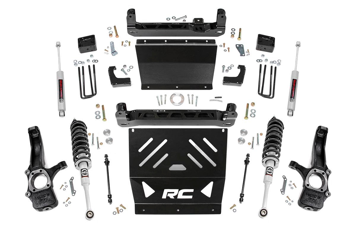 Rough Country 4 Inch Suspension Lift Kit Lifted Struts 15-20 Canyon/Colorado 2WD/4WD