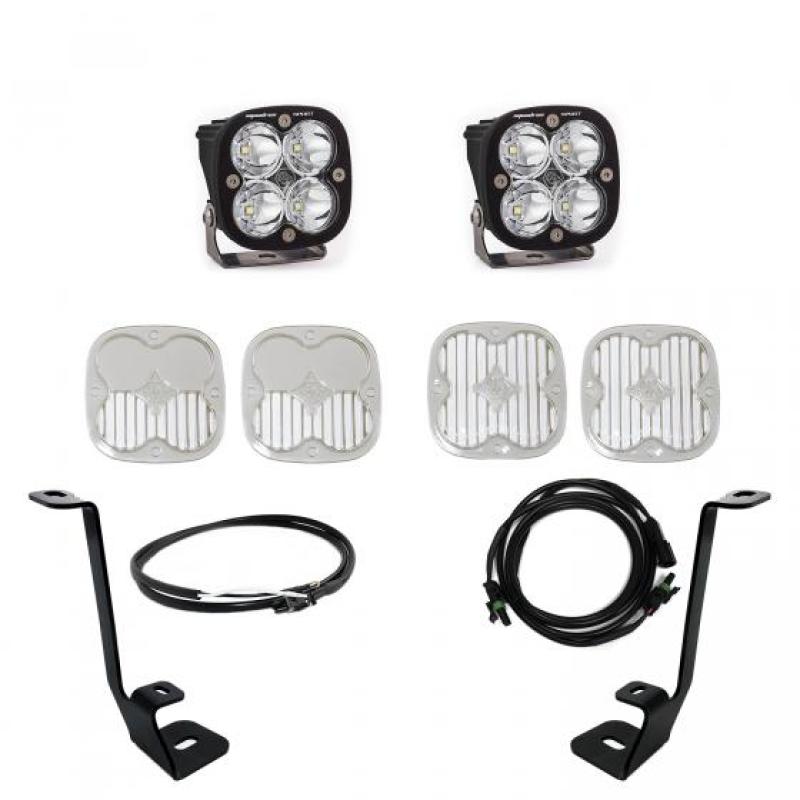 Baja Designs 2021-2022 Ford F150 A Pillar Kit Squadron Sport Spot with Upfitter