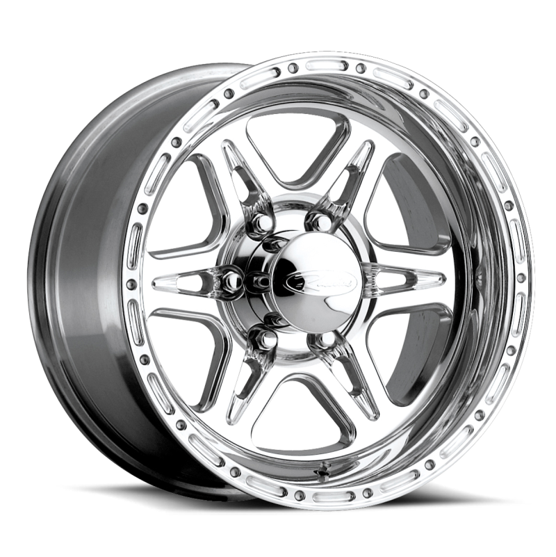 Raceline 886 Renegade 17x9in 5x127 BP 0mm Offset 83.82mm Bore - Polished Wheel