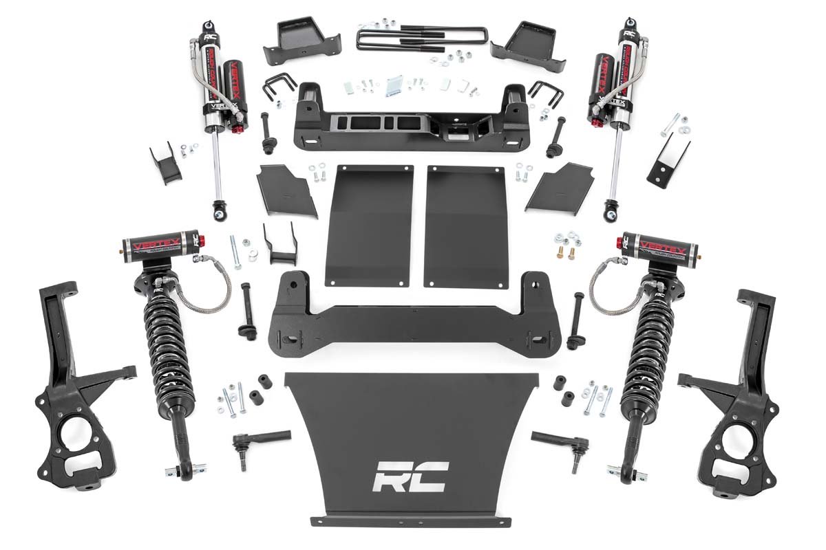Rough Country 6 Inch Suspension Lift Kit Vertex 19-24 Silverado/Sierra 1500 4WD/2WD