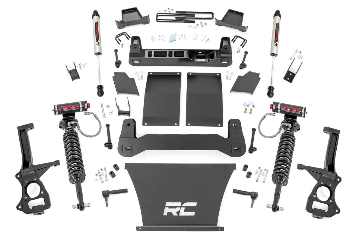 Rough Country Sierra 1500 6 Inch Suspension Lift Kit Vertex w/V2 Shocks For 19-Pres GMC Sierra 1500