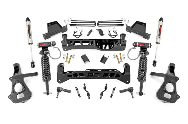 Rough Country 7 Inch Suspension Lift Kit Vertex & V2 14-18 Silverado/Sierra 1500 2WD  Aluminum/Stamped Steel