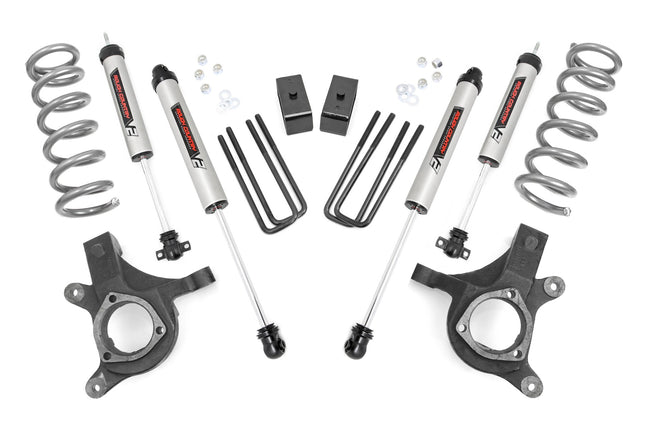 Rough Country 4.5 Inch GM Suspension Lift Kit w/V2 Shocks For 99-06 1500 PU 2WD