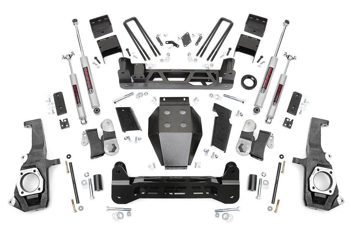 Rough Country 7.5 Inch GM NTD Suspension Lift Kit (11-19 2500HD/3500HD)