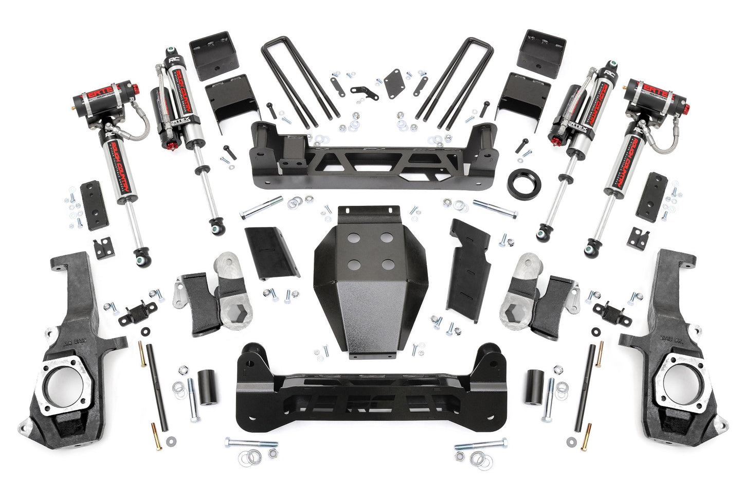 Rough Country 7.5 Inch GM NTD Suspension Lift Kit Vertex (11-19 2500HD/3500HD)