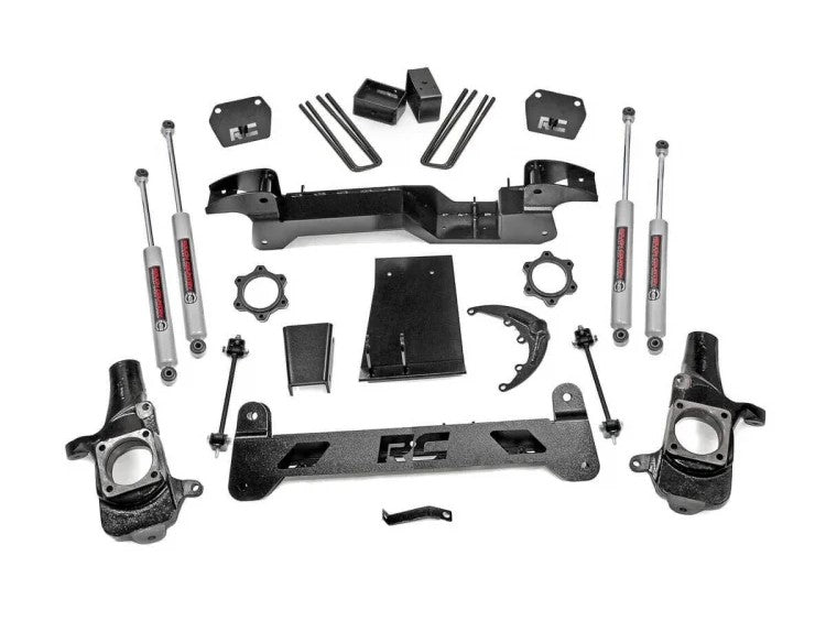 Rough Country 6 Inch Suspension Lift Kit 01-06 Silverado/Sierra 1500HD 4WD