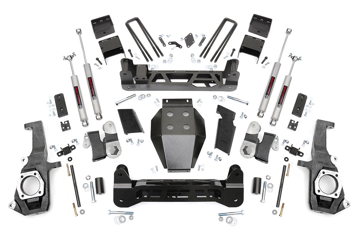 Rough Country 5.0 Inch GM NTD Suspension Lift Kit (11-19 2500HD/3500HD)