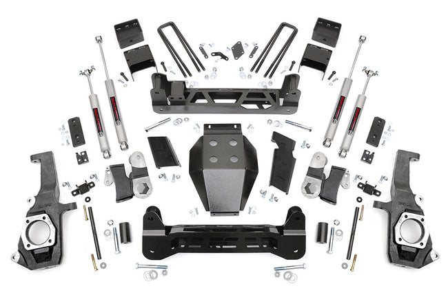 Rough Country 5.0 Inch GM NTD Suspension Lift Kit (11-19 2500HD/3500HD)
