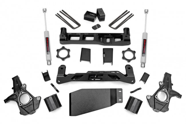 Rough Country 5 Inch Suspension Lift Kit w/N3 Shocks 07-13 Silverado/Sierra 1500 4WD
