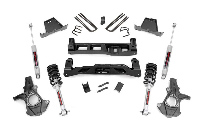 Rough Country 7.5 Inch Suspension Lift Kit w/N3 Shocks & Struts 07-13 Silverado/Sierra 1500 2WD