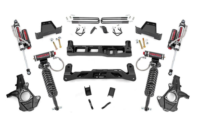 Rough Country 7.5 Inch Suspension Lift Kit w/Vertex Struts And Shocks 07-13 Silverado/Sierra 1500 2WD