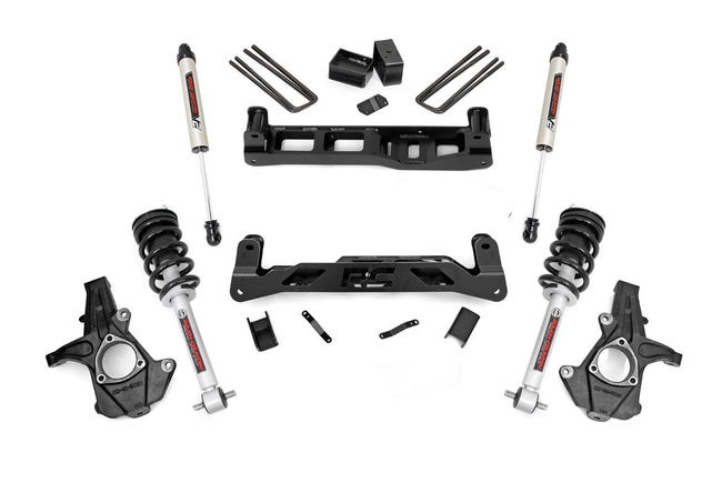 Rough Country 7.5 Inch Suspension Lift Kit w/V2 Shocks & Struts 07-13 Silverado/Sierra 1500