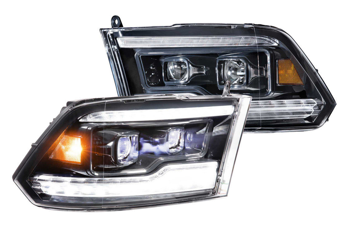 Morimoto 2010-2018 Ram 1500, 2500, 2500 XB LED Headlights, White DRL