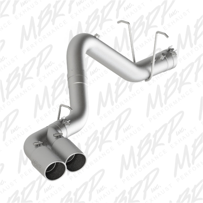 MBRP 11-15 Chevy/GMC 2500/3500 4" Filter Back Dual Outlet Single Side Aluminized Exhaust System