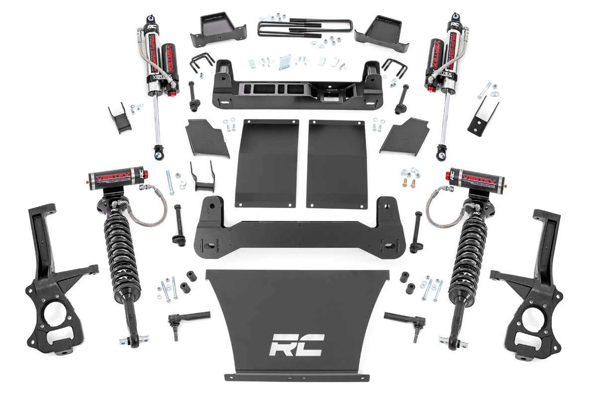 Rough Country 4 Inch Suspension Lift Kit Vertex 19-24 Silverado/Sierra 1500 Trailboss/AT4 Gas 4WD
