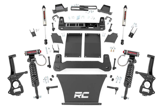 Rough Country 4 Inch Suspension Lift Kit Vertex & V2 19-24 Silverado/Sierra 1500 Trailboss/AT4 Gas 4WD