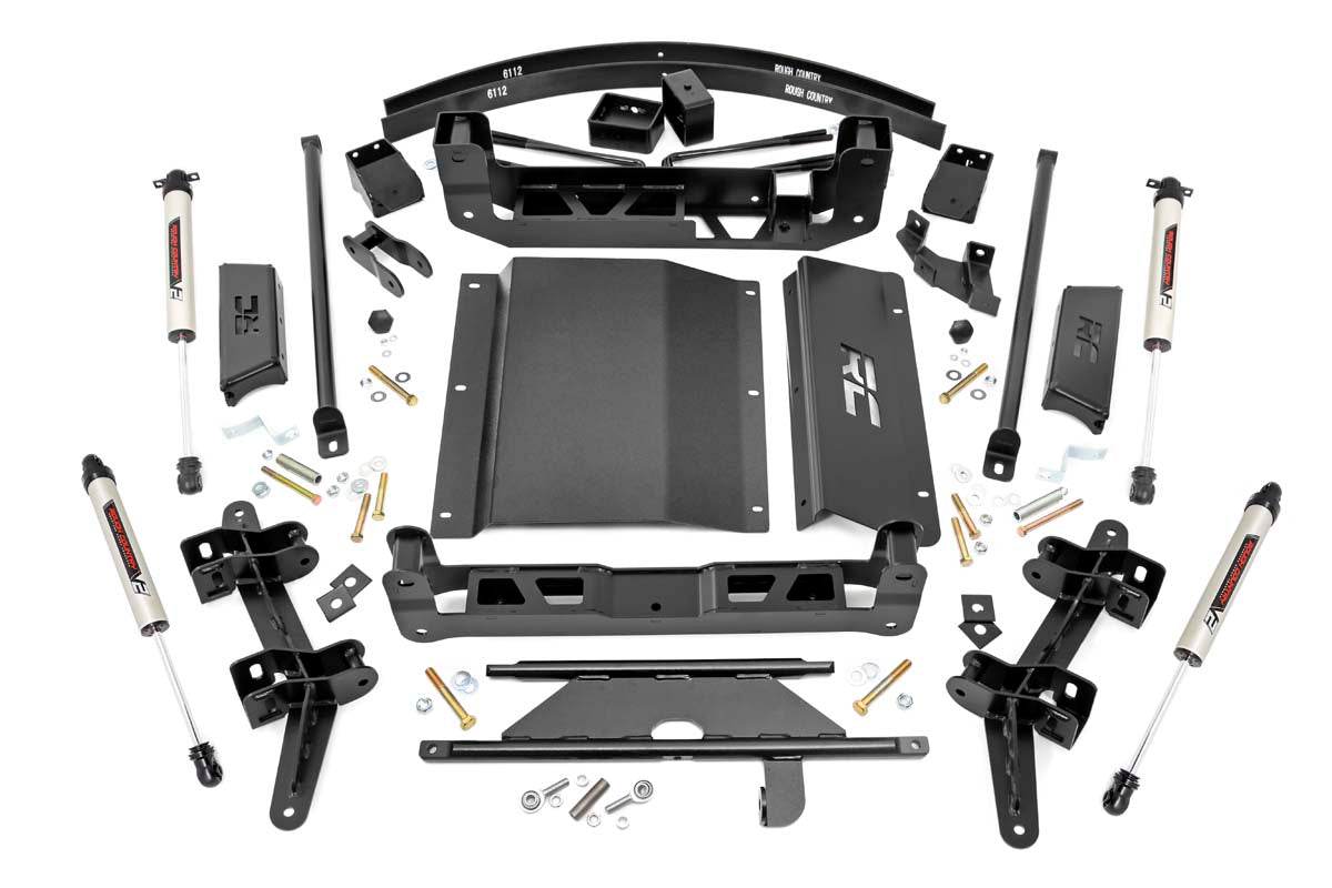 Rough Country 6.0 Inch GM 88-99 1500 Suspension Lift Kit w/ V2 Shocks