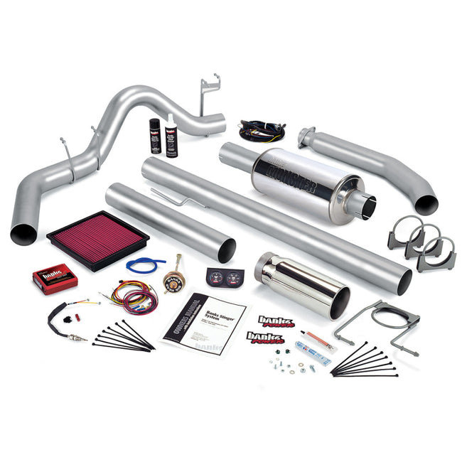 Banks Power 98 Dodge 5.9L Ext Cab Stinger System - SS Single Exhaust w/ Chrome Tip