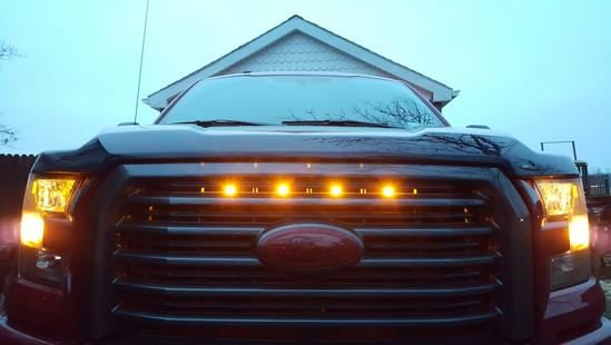 Custom Auto Works 2016-2017 F-150 Special Edition Raptor Style Grill Light