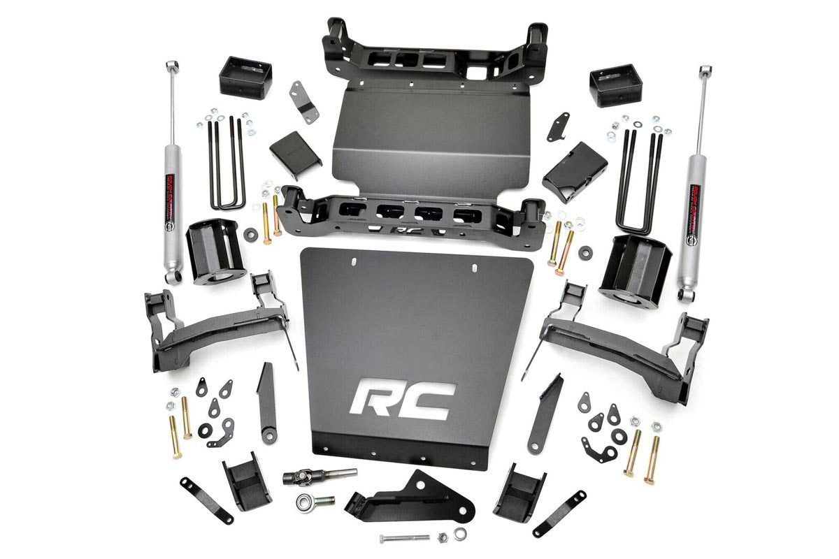 Rough Country 5 Inch Suspension Lift Kit w/N2.0 14-18 Silverado/Sierra 1500 4WD