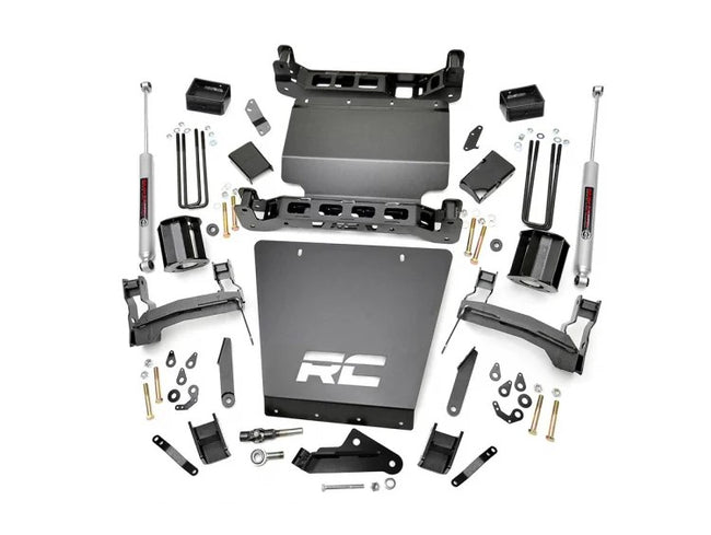 Rough Country 5 Inch Suspension Lift Kit w/N3 Shocks & Struts 14-18 Silverado/Sierra 1500 4WD