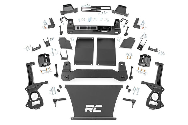 Rough Country 6 Inch Suspension Lift Kit Strut Spacers 19-24 GMC Denali 1500 Gas w/Adaptive Ride Control 4WD/2WD