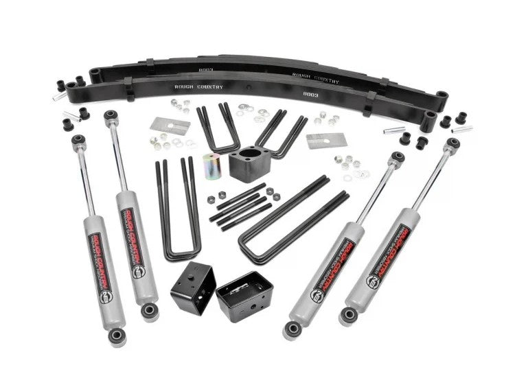 Rough Country 4 Inch Suspension Lift Kit Dana 60 74-77 W100/W200/W300