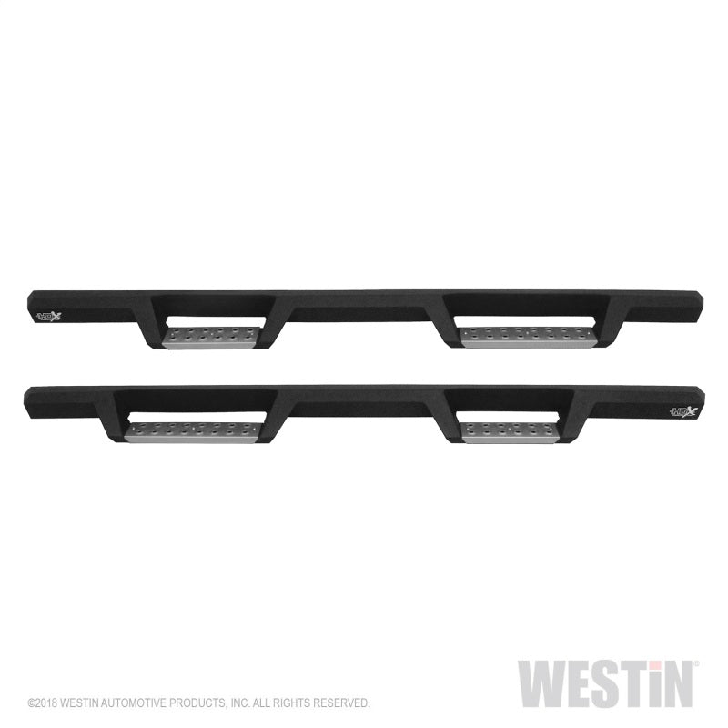 Westin/HDX Stainless 15-18 Ford F-150 SC/17-24 F-250/F-350 CC Drop Nerf Step Bars - Textured Black