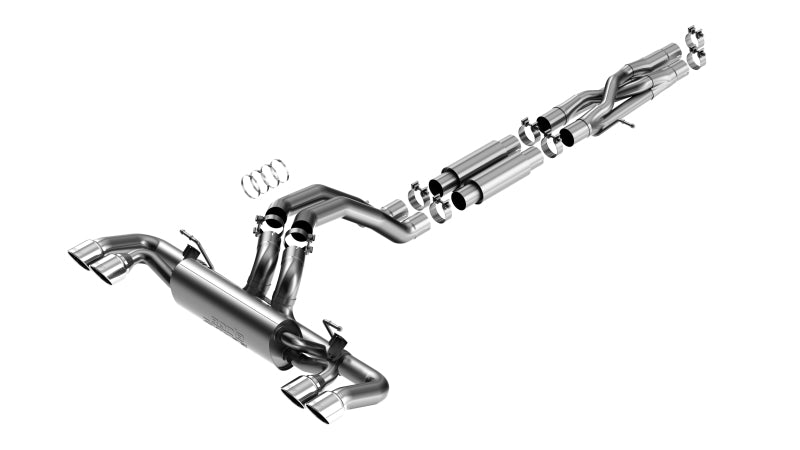 Borla 21-22 Jeep Wrangler Rubicon 392 6.4L V8 AT 4WD 4DR S-Type Cat-Back Exhaust (Stainless)
