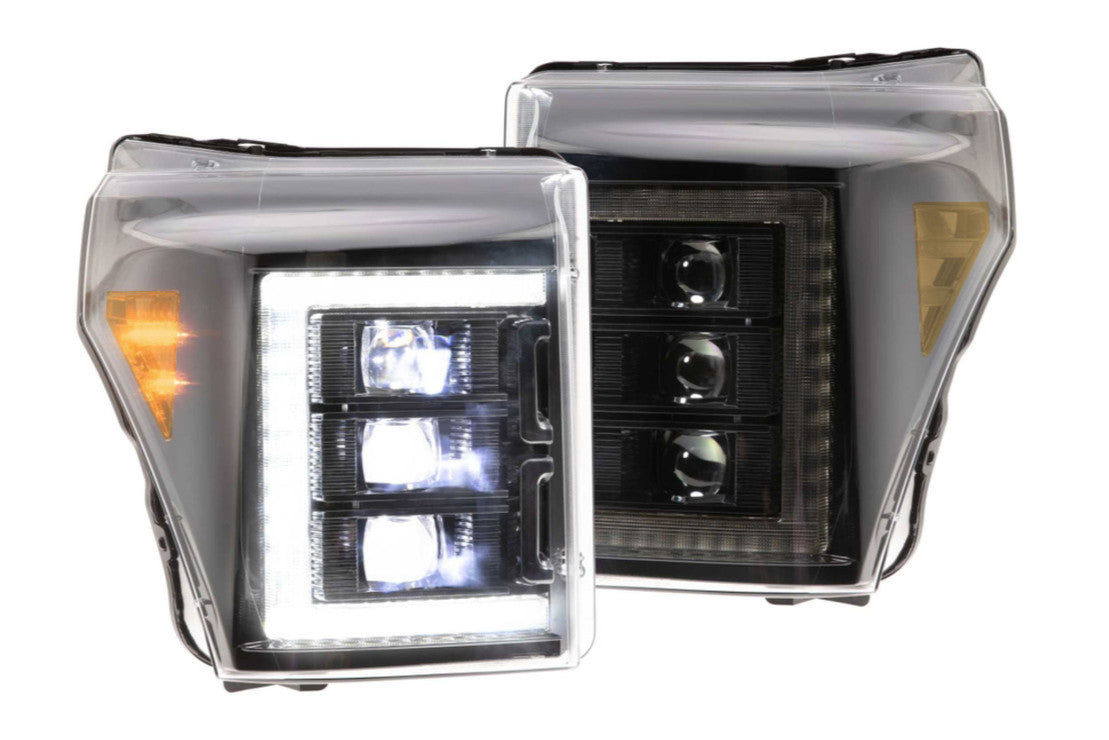 Morimoto 2011-2016 F-250 F-350 Super Duty XB LED Headlights. White DRL
