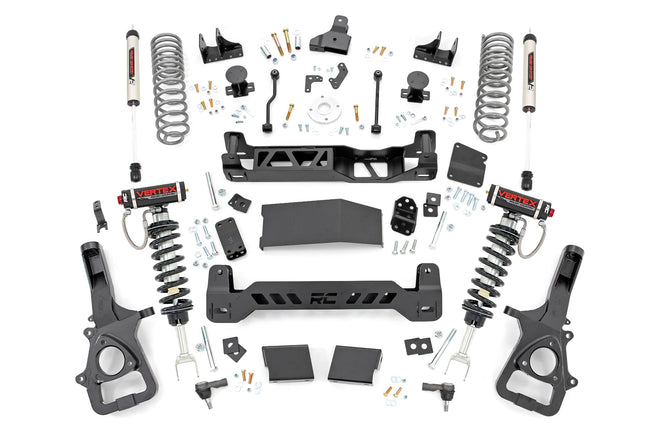 Rough Country 6.0 Inch Ram Suspension Lift Kit Vertex and V2 (19-24 Ram 1500 4WD) Without 22" OE Wheels