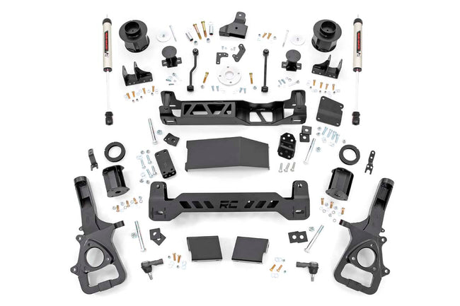Rough Country 6 Inch RAM Suspension Lift Kit w/V2 Shocks 19-20 RAM 1500 4WD Without 22" OE Wheels