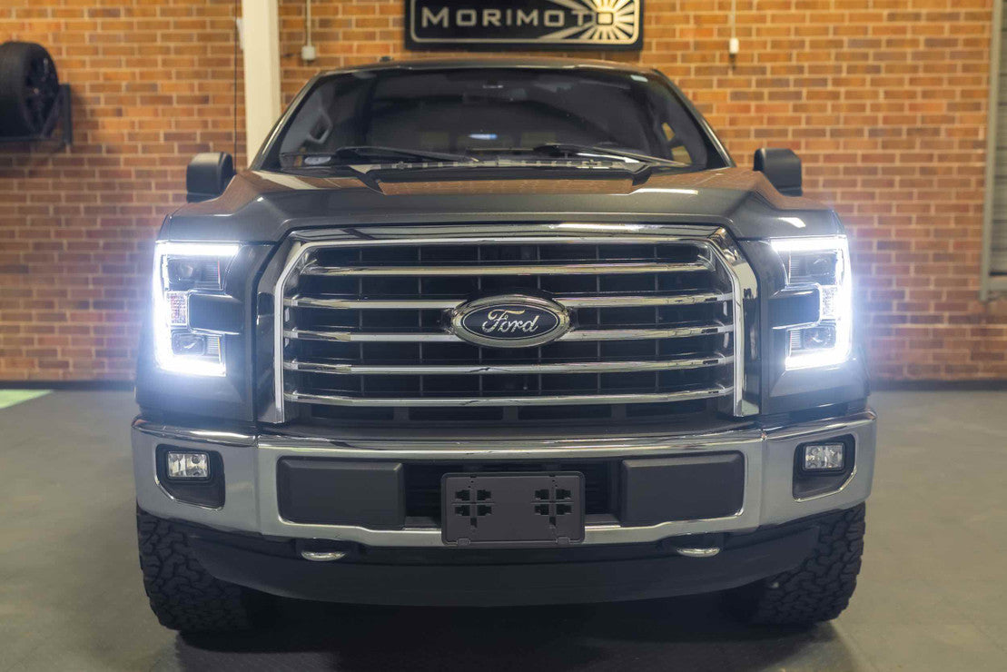 Morimoto 2015-2017 Ford F-150 XB Hybrid LED Headlights, For OE Halogen Trucks