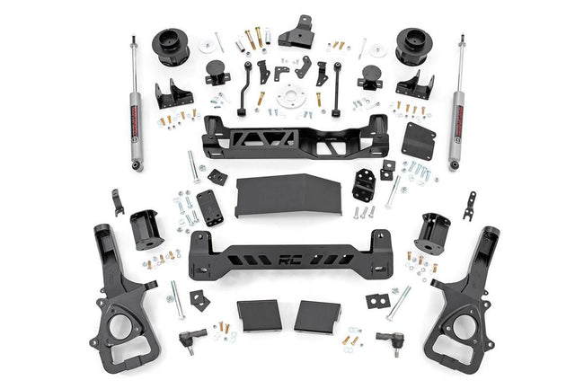 Rough Country 5 Inch RAM Suspension Lift Kit 19-20 RAM 1500 4WD Air Ride/22XL Wheels