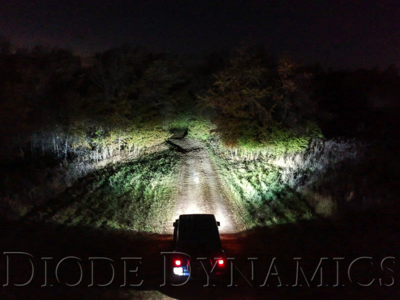 Diode Dynamics SS3 LED Pod Max - White SAE Fog Angled (Pair)