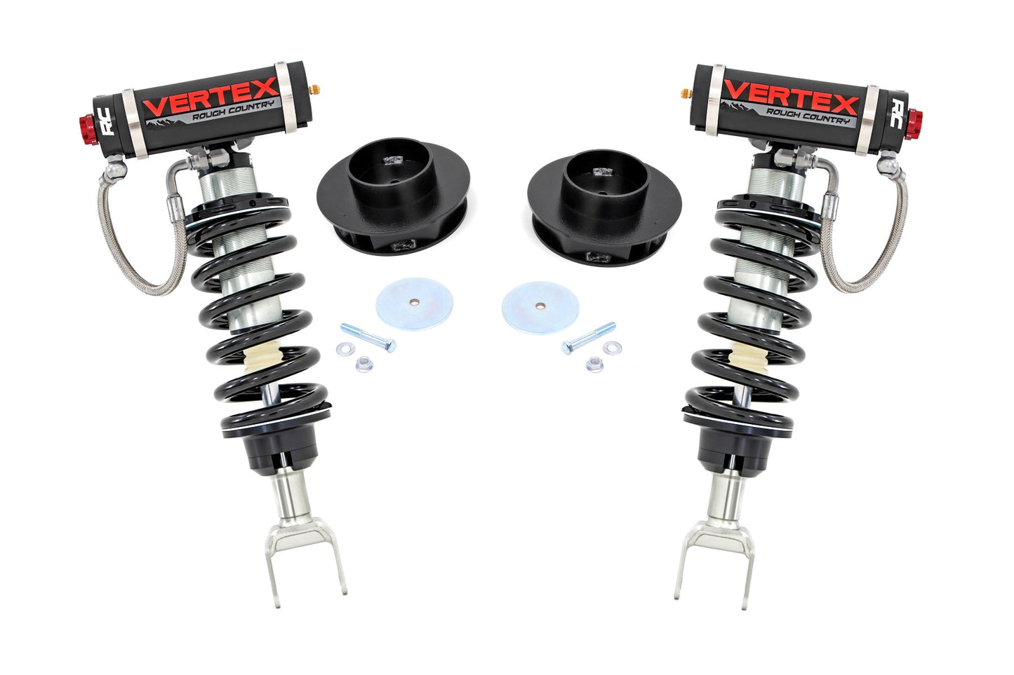 Rough Country 2.0 Inch Dodge Suspension Lift Kit w/Vertex Coilovers For 12-18 Ram 1500 4WD