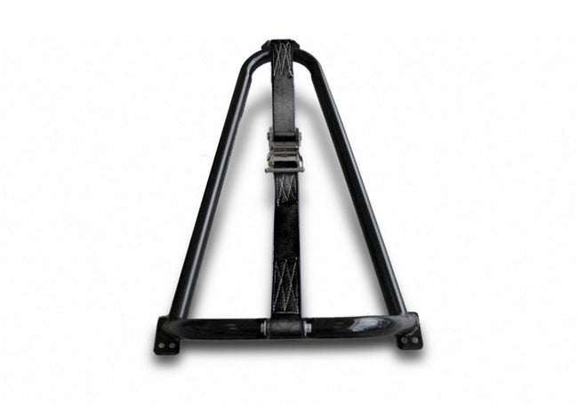 N-Fab Bed Mounted Tire Carrier Universal - Tex. Black - Black Strap