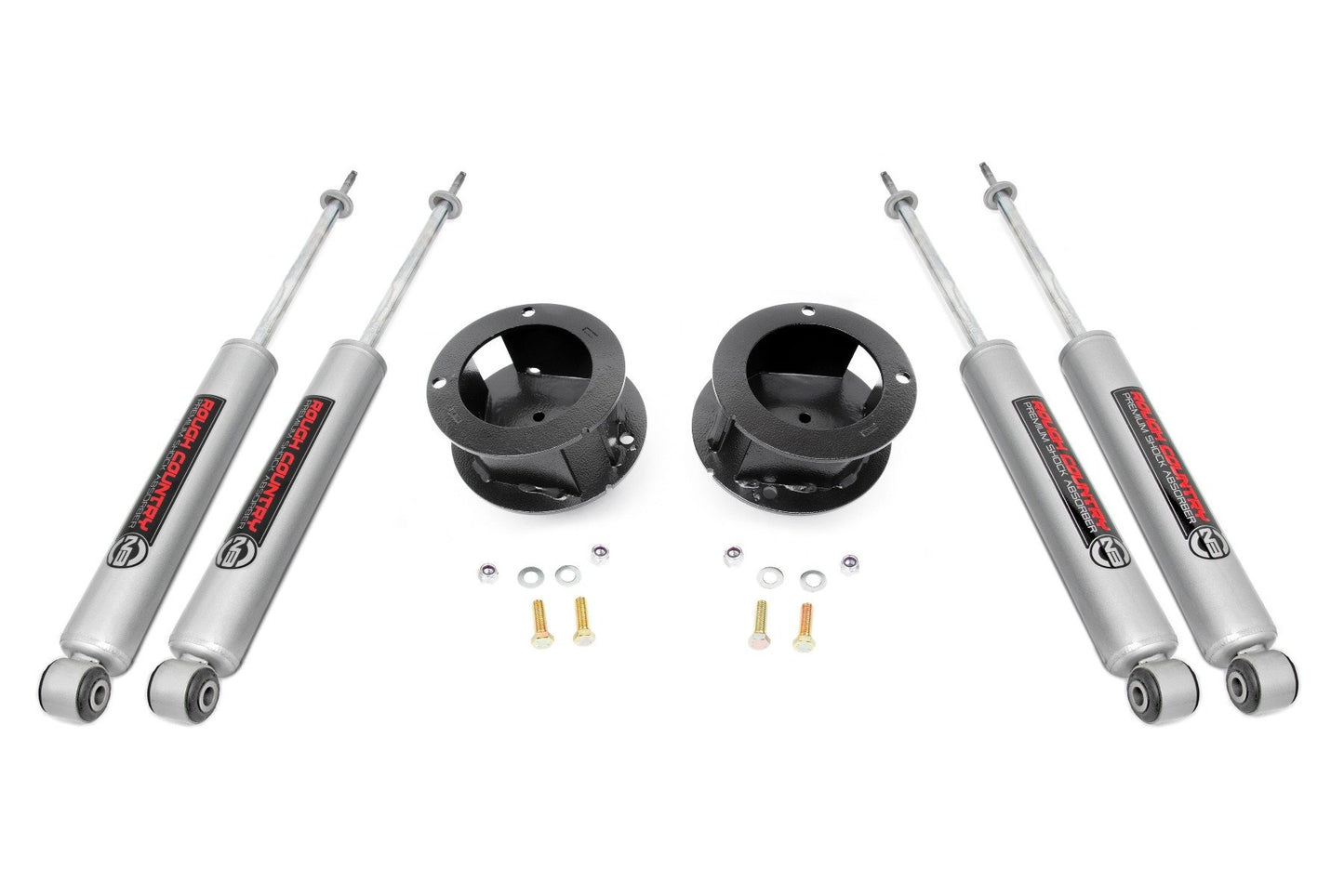 Rough Country 2.5 Inch Dodge Leveling Kit (14-20 Ram 2500 13-20 Ram 3500 4WD with Rear Coil Springs)