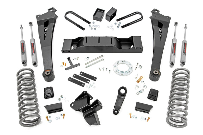 Rough Country 5.0 Inch Dodge Radius Arm Suspension Lift Kit w/AISIN Transmission (19-20 Ram 3500 4WD Diesel)