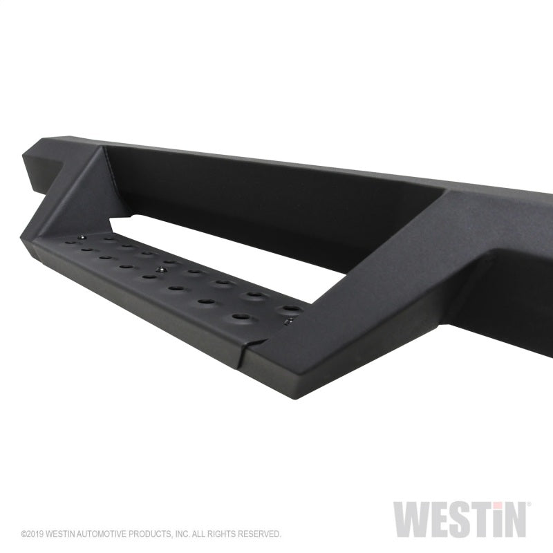 Westin 19-20 Chevrolet Silverado / GMC Sierra 1500 HDX Drop Nerf Step Bars - Textured Black