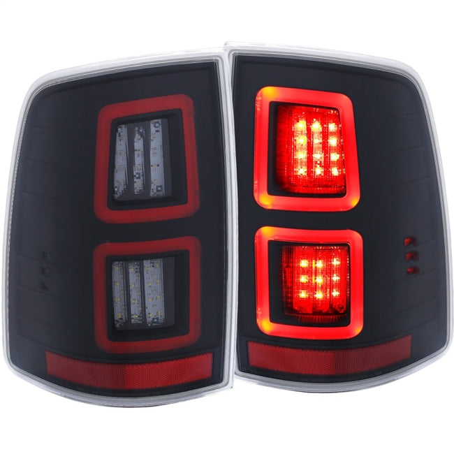 ANZO LED Black 10-18 Dodge Ram 1500/2500/3500 LED Taillights Black