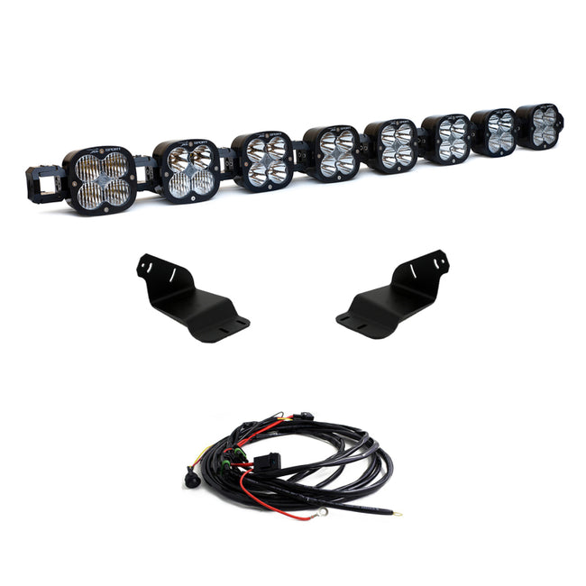 Baja Designs 2021+ Ford Bronco Roof Light Bar Kit 8 XL Linkable With Toggle Switch