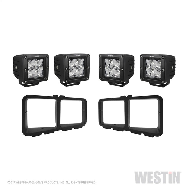 Westin Universal Light Kit for Outlaw Front Bumpers - Textured Black