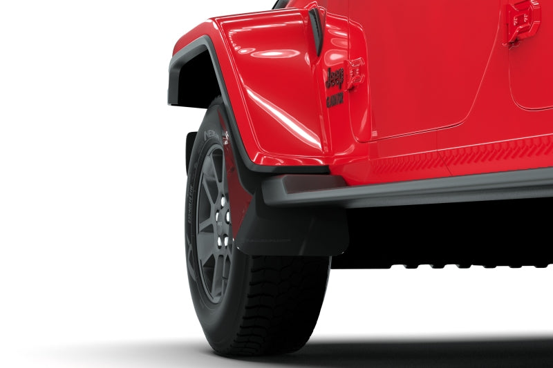 Rally Armor 19-22 Jeep Gladiator Black Mud Flap w/ Red Logo