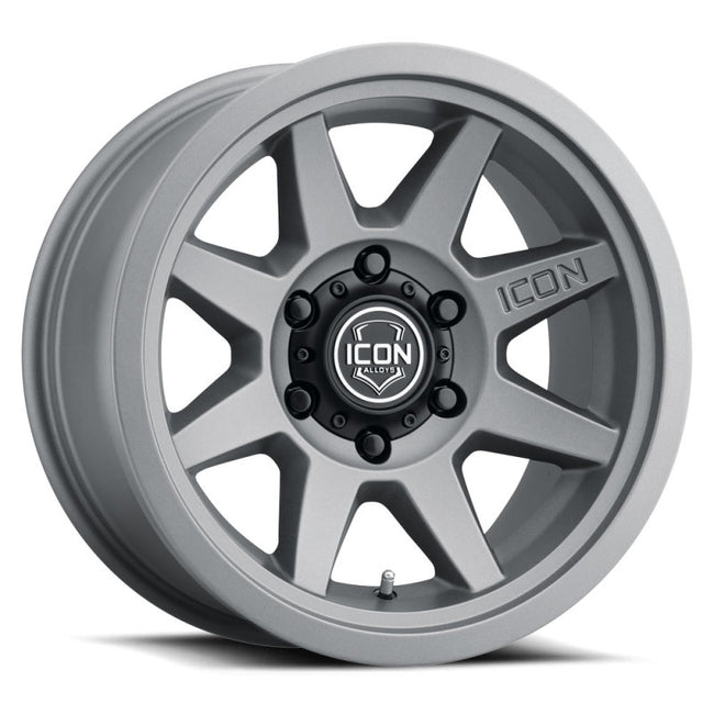 ICON Rebound 17x8.5 6x5.5 25mm Offset 5.75in BS 95.1mm Bore Charcoal Wheel