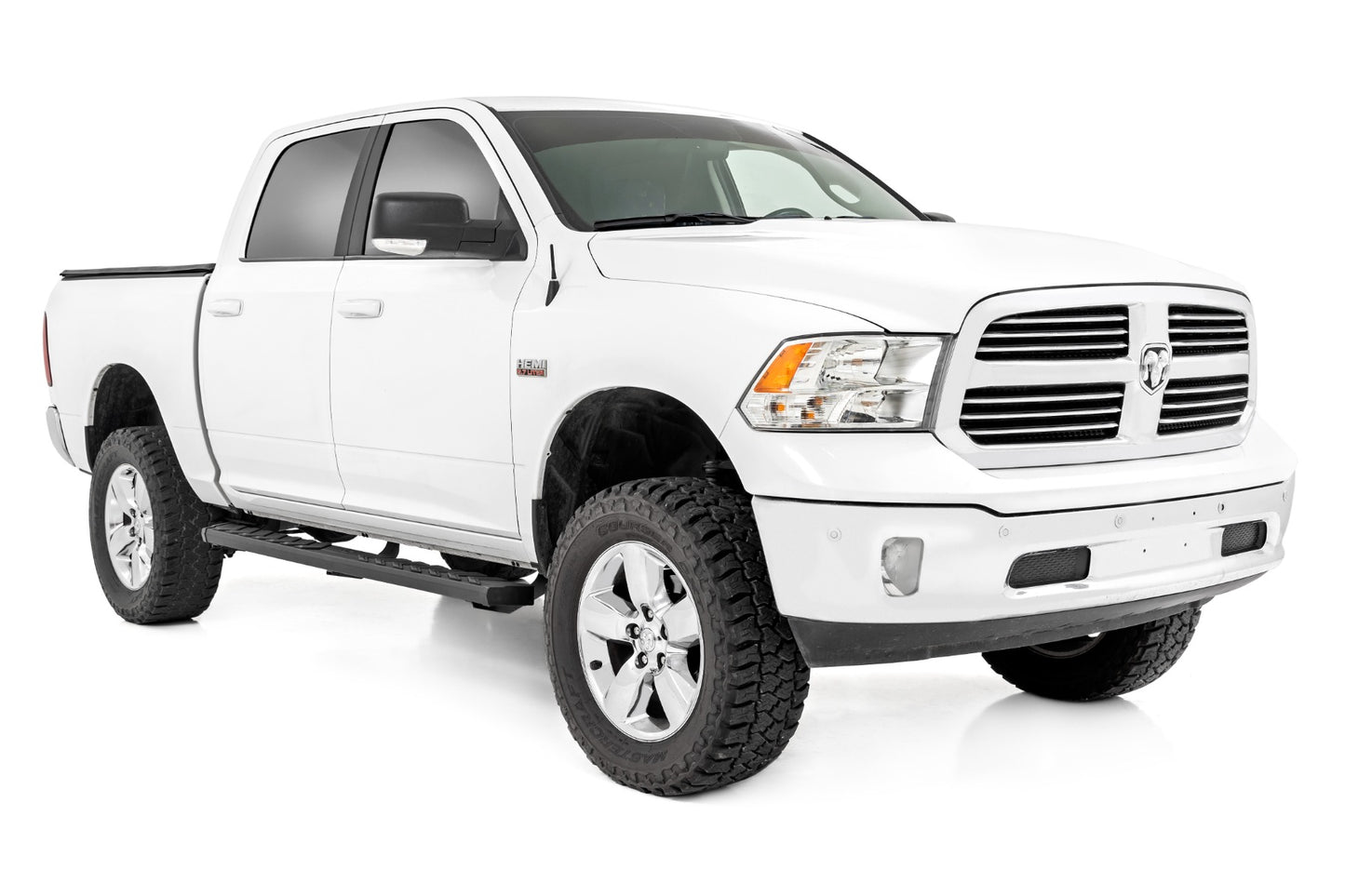 Rough Country BA2 Running Board Side Step Bars 09-18 Ram 1500/10-22 2500