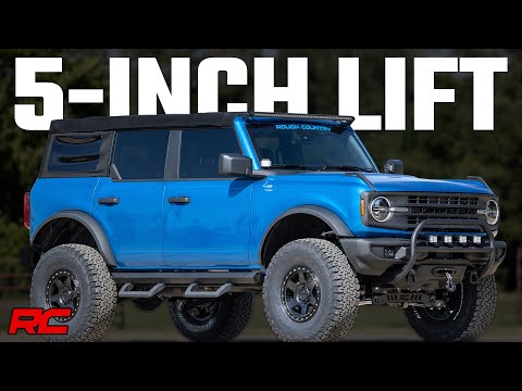 Rough Country 5 Inch Lift Kit 21-22 Ford Bronco 4WD